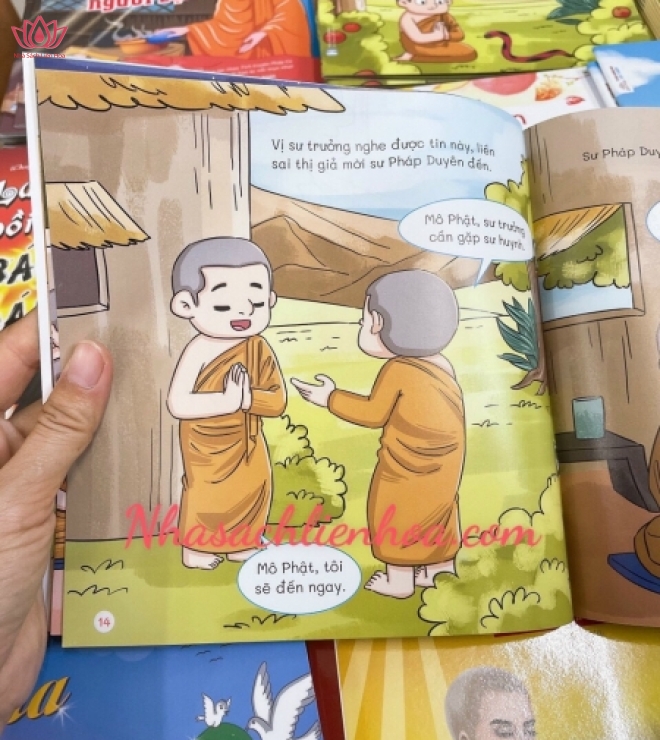 Combo 16 cuốn truyện tranh Phật giáo in màu